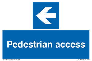 Pedestrian access